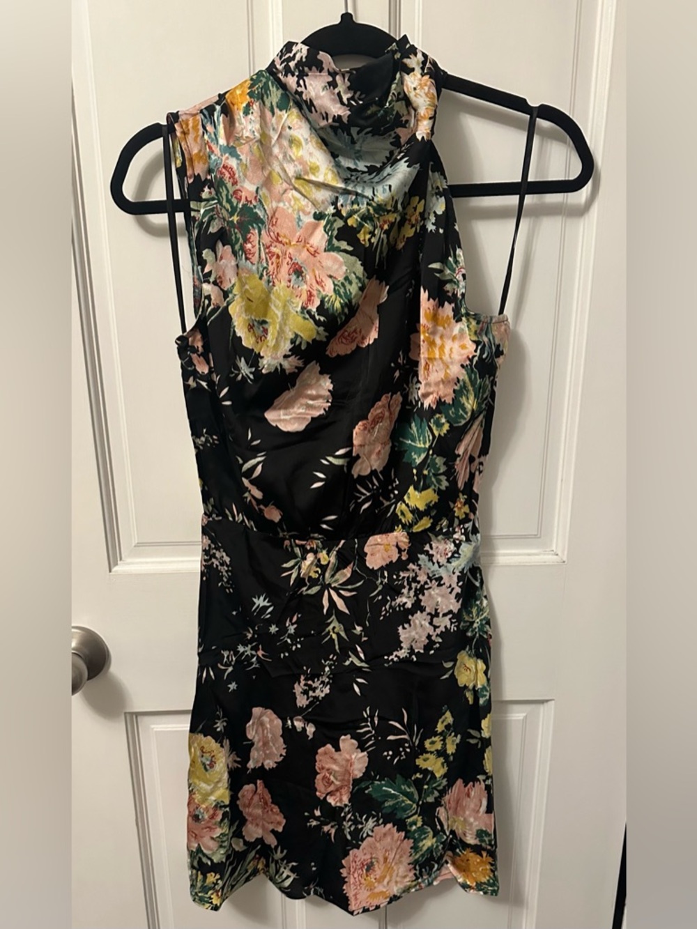 Petal and Pup | Annabelle Halter Neck Mini Dress - Picture 6 of 8